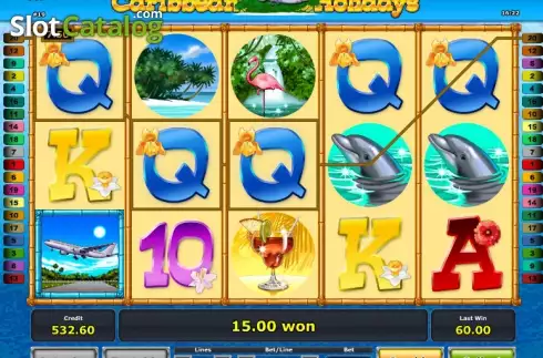 Скрин3. Caribbean Holidays слот