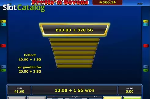 Скрин4. Fruits´n Sevens слот