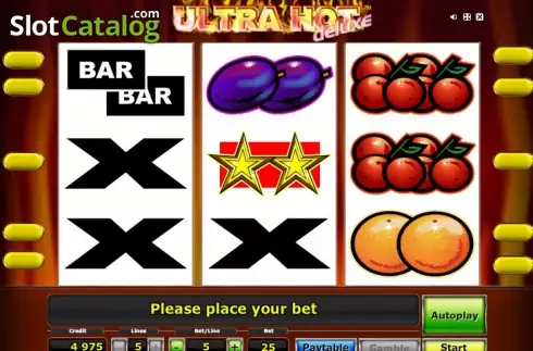 Скрин2. Ultra Hot deluxe слот