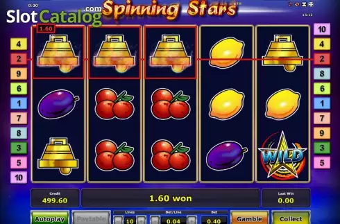 Скрин3. Spinning Stars слот