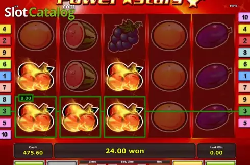Скрин3. Power Stars слот