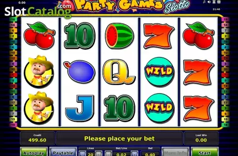 Скрин2. Party Games Slotto слот