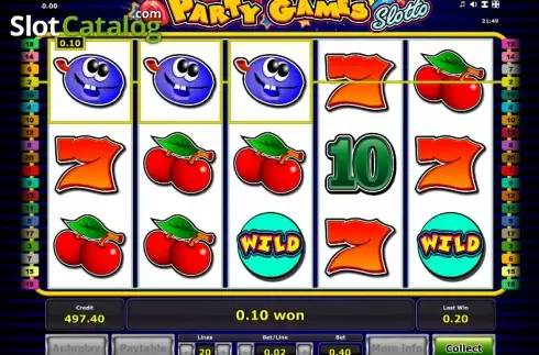 Скрин3. Party Games Slotto слот