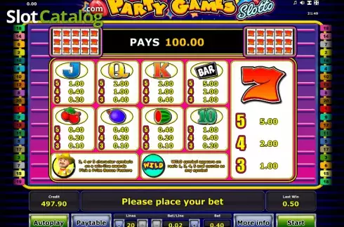 Скрин5. Party Games Slotto слот