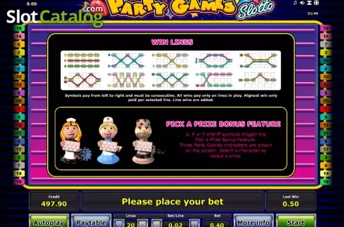 Скрин6. Party Games Slotto слот