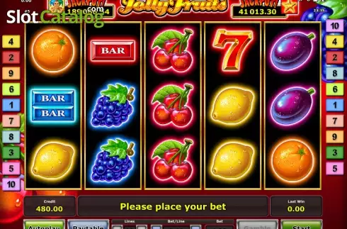 Скрин2. Jolly Fruits слот
