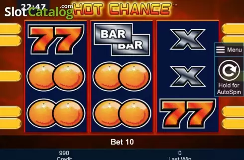 Скрин2. Hot Chance слот