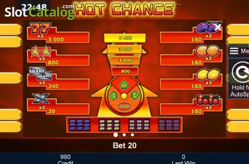 Скрин5. Hot Chance слот