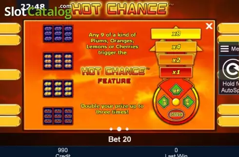 Скрин6. Hot Chance слот