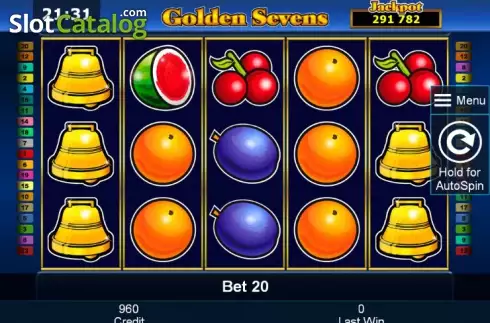 Скрин2. Golden Sevens (Green Tube) слот