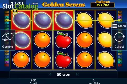 Скрин3. Golden Sevens (Green Tube) слот