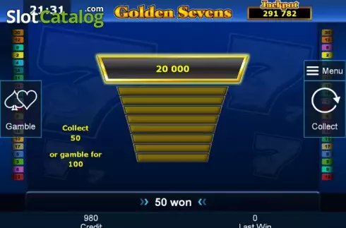 Скрин4. Golden Sevens (Green Tube) слот
