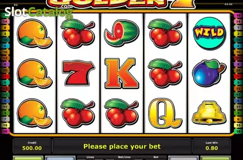 Скрин2. Golden 7 (Green Tube) слот
