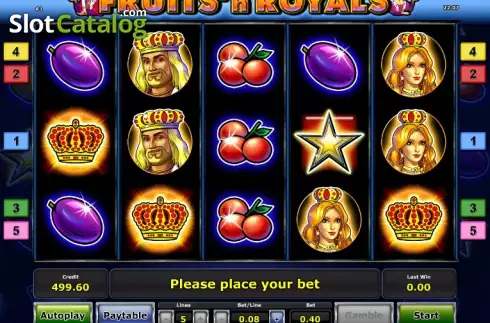 Скрин2. Fruits´n Royals слот