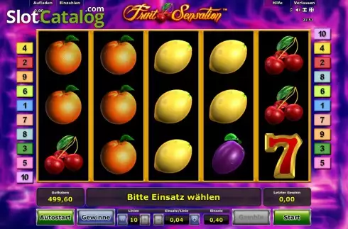 Скрин2. Fruit Sensation слот