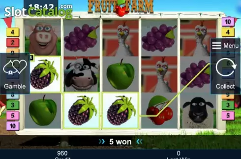 Скрин3. Fruit Farm (Green Tube) слот