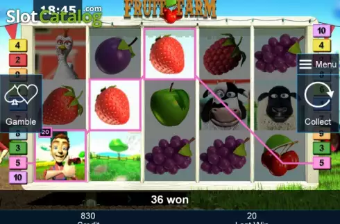 Скрин4. Fruit Farm (Green Tube) слот