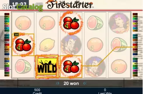 Скрин4. Firestarter слот