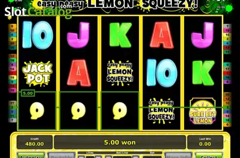 Скрин3. Easy peasy Lemon squeezy слот