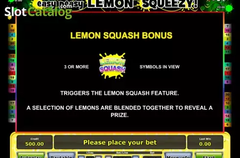 Скрин8. Easy peasy Lemon squeezy слот