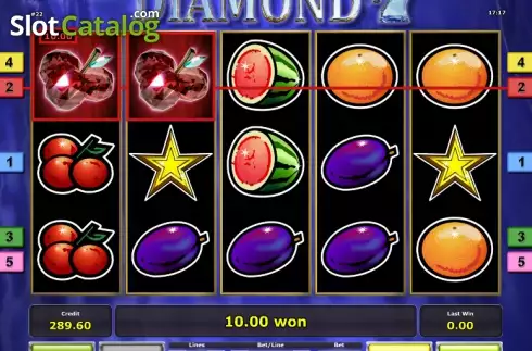 Скрин3. Diamond 7 (Greentube) слот