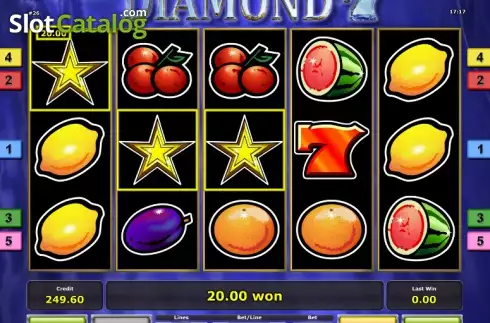 Скрин5. Diamond 7 (Greentube) слот