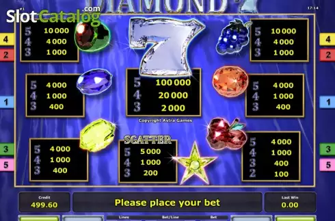 Скрин6. Diamond 7 (Greentube) слот