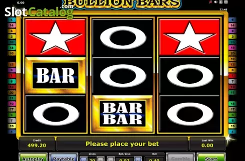 Скрин2. Bullion Bars (Greentube) слот