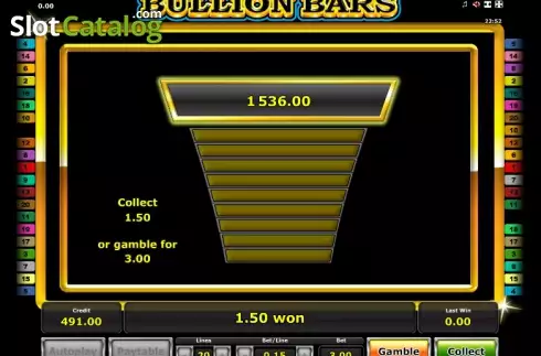 Скрин4. Bullion Bars (Greentube) слот