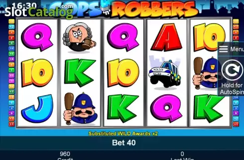 Скрин2. Cops'n' Robbers  (Green Tube) слот