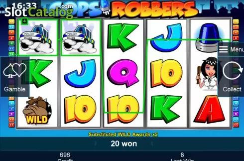 Скрин3. Cops'n' Robbers  (Green Tube) слот