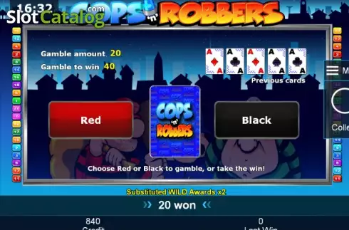 Скрин5. Cops'n' Robbers  (Green Tube) слот