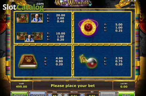 Скрин6. Win Wizards слот