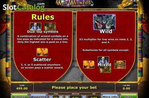 Скрин8. Win Wizards слот