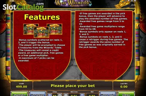 Скрин9. Win Wizards слот