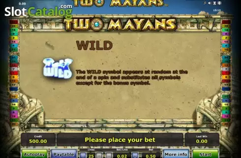 Скрин8. Two Mayans слот