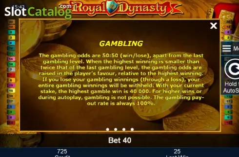Скрин9. Royal Dynasty слот