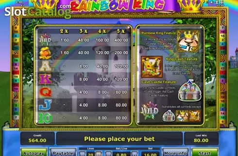 Скрин5. Rainbow King слот