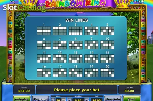 Скрин6. Rainbow King слот
