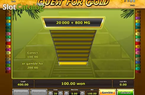 Скрин5. Quest for Gold слот