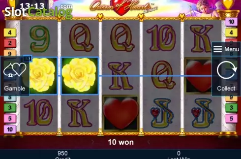 Скрин3. Queen of Hearts deluxe слот