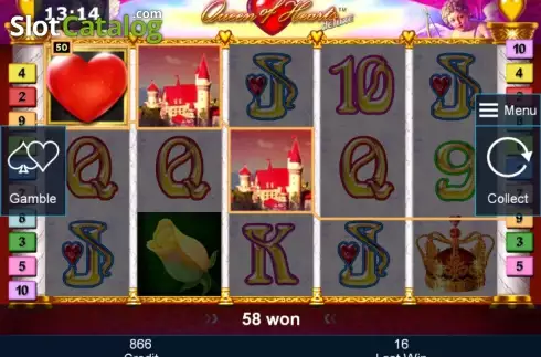 Скрин4. Queen of Hearts deluxe слот