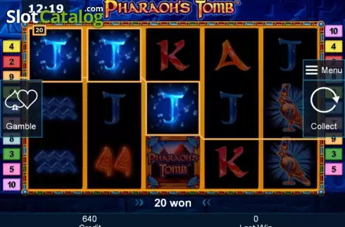 Скрин3. Pharaoh´s Tomb (Green Tube) слот