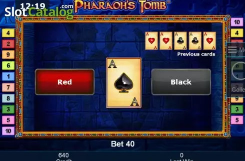 Скрин5. Pharaoh´s Tomb (Green Tube) слот