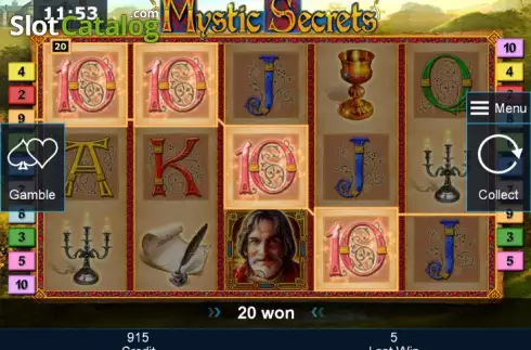 Скрин3. Mystic Secrets слот
