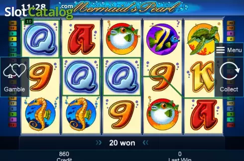 Скрин3. Mermaid's Pearl (Novomatic) слот