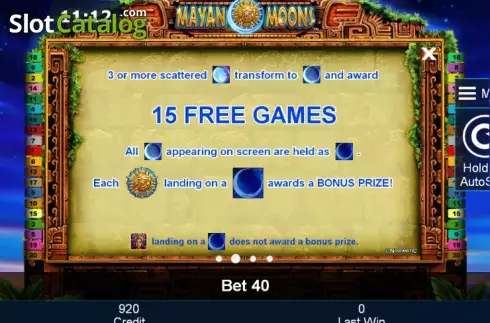 Скрин7. Mayan Moons слот