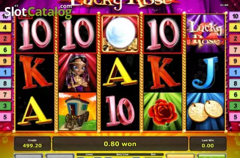 Скрин4. Lucky Rose слот
