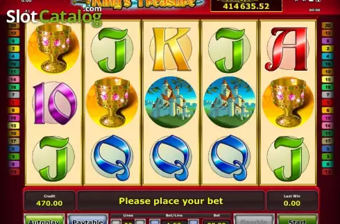 Скрин2. King´s Treasure слот