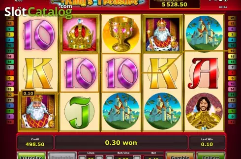 Скрин4. King´s Treasure слот